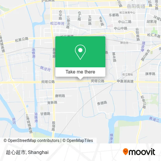 趁心超市 map