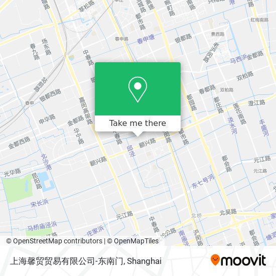 上海馨贸贸易有限公司-东南门 map