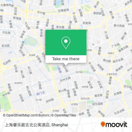 上海馨乐庭古北公寓酒店 map
