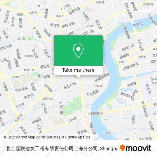 北京嘉联建筑工程有限责任公司上海分公司 map