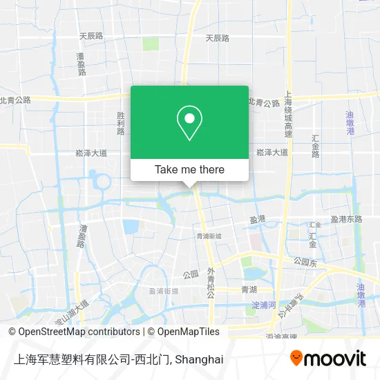 上海军慧塑料有限公司-西北门 map
