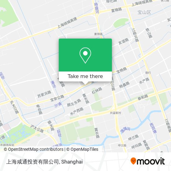 上海咸通投资有限公司 map