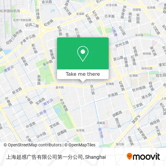 上海超感广告有限公司第一分公司 map