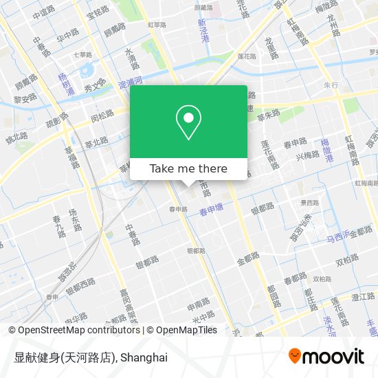 显献健身(天河路店) map