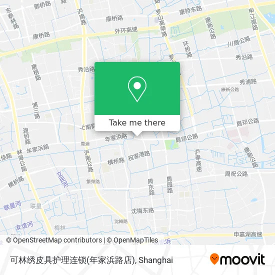 可林绣皮具护理连锁(年家浜路店) map