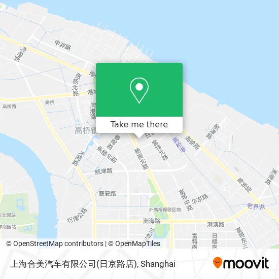 上海合美汽车有限公司(日京路店) map