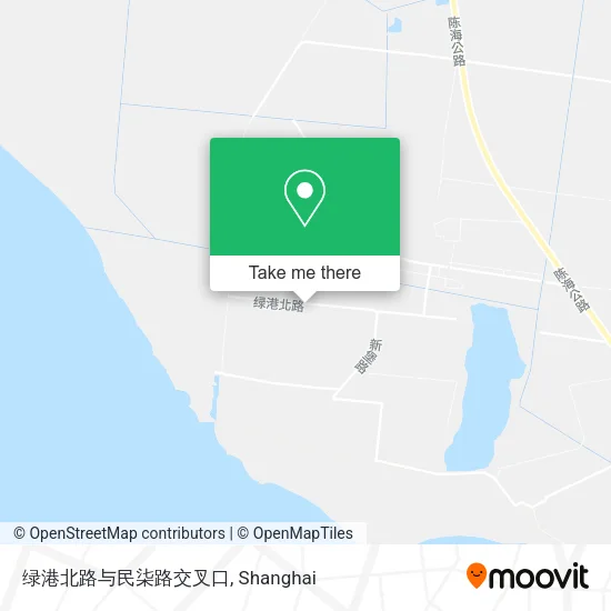 绿港北路与民柒路交叉口 map