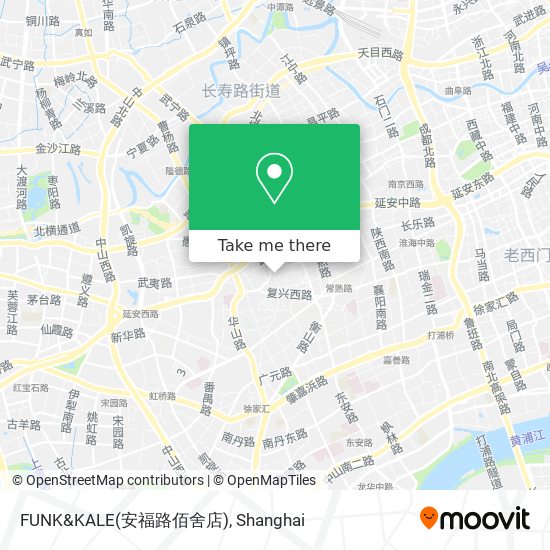 FUNK&KALE(安福路佰舍店) map