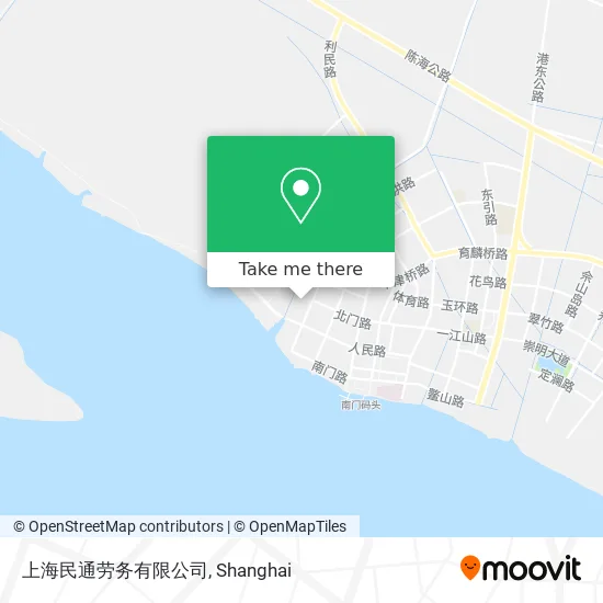 上海民通劳务有限公司 map