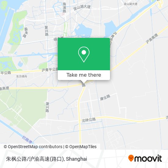 朱枫公路/沪渝高速(路口) map