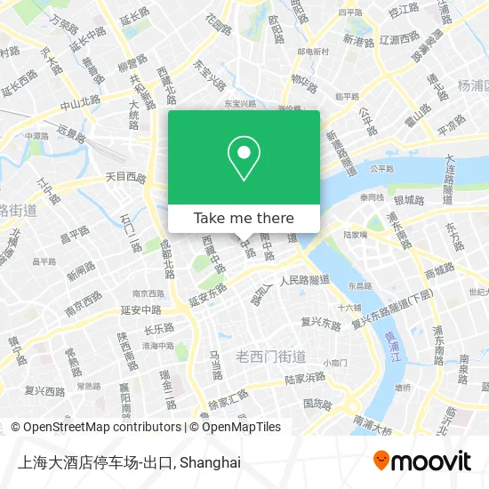 上海大酒店停车场-出口 map