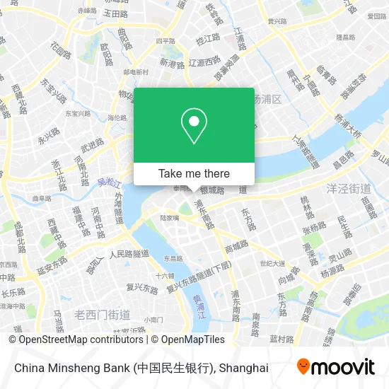 China Minsheng Bank (中国民生银行) map