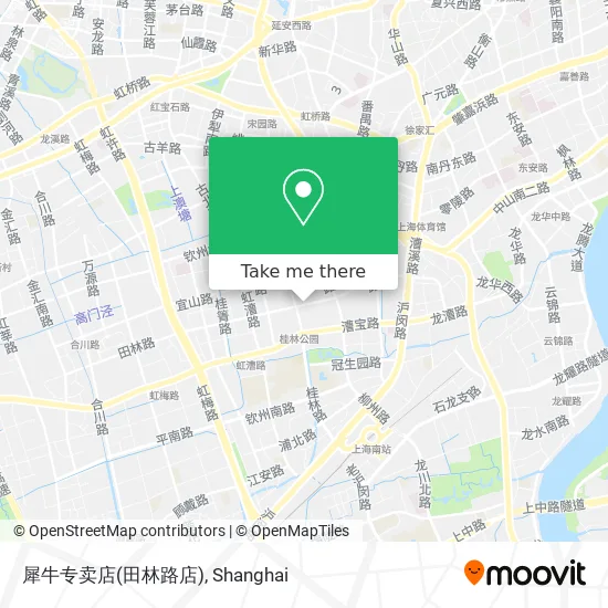 犀牛专卖店(田林路店) map