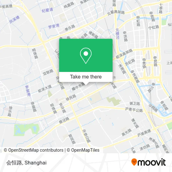 会恒路 map