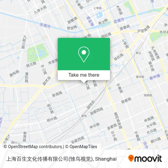 上海百生文化传播有限公司(雏鸟视觉) map