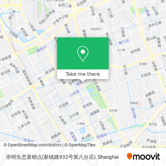 崇明生态直销点(新镇路932号第八分店) map