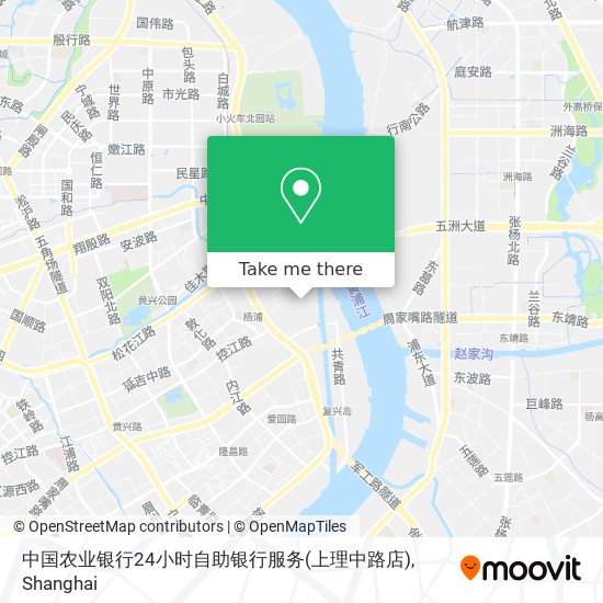 中国农业银行24小时自助银行服务(上理中路店) map