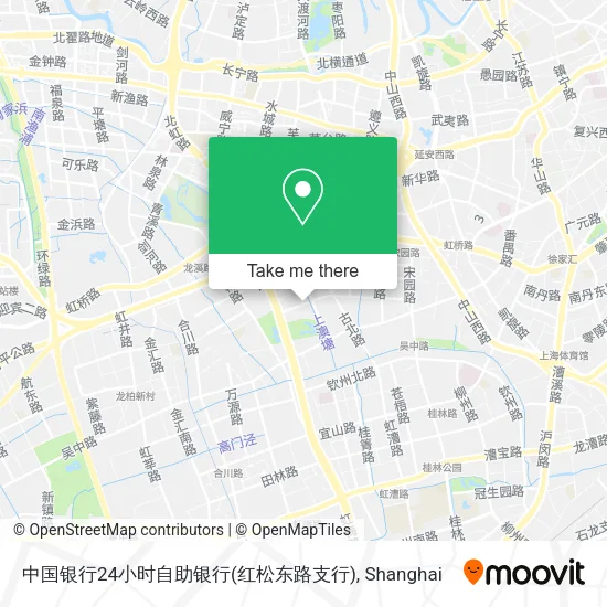 中国银行24小时自助银行(红松东路支行) map