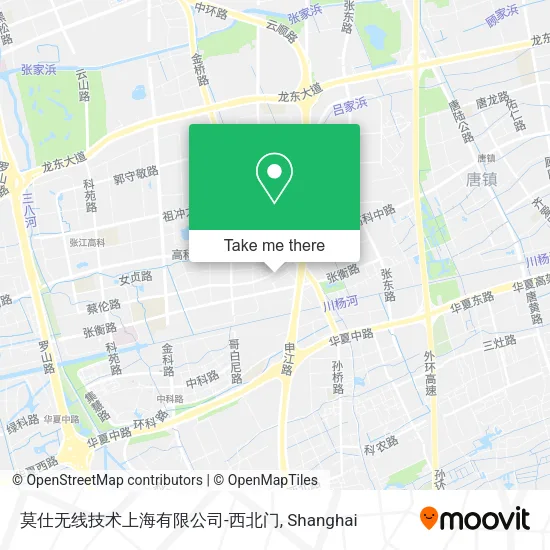 莫仕无线技术上海有限公司-西北门 map