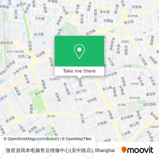 微星游戏本电脑售后维修中心(吴中路店) map