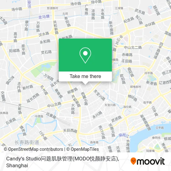 Candy’s Studio问题肌肤管理(MODO悦颜静安店) map