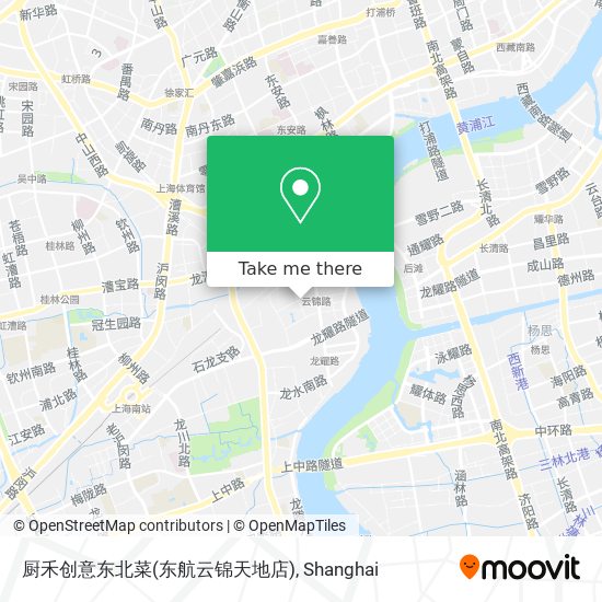 厨禾创意东北菜(东航云锦天地店) map