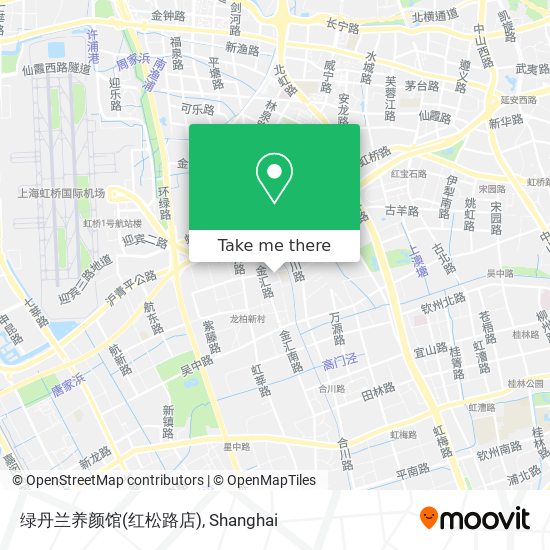 绿丹兰养颜馆(红松路店) map