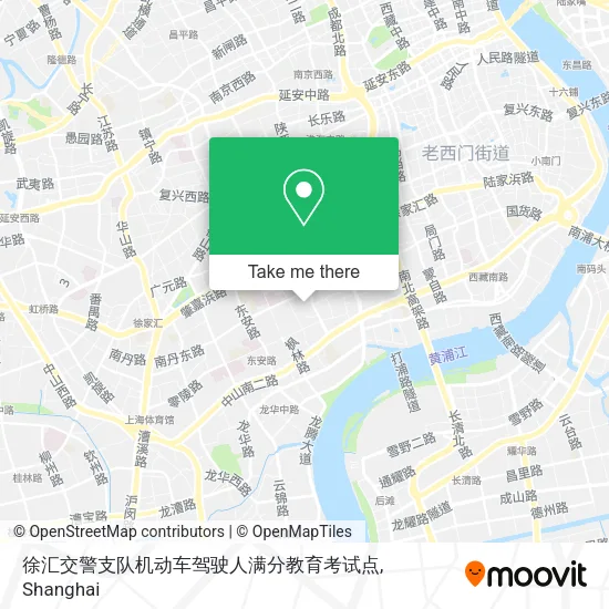 徐汇交警支队机动车驾驶人满分教育考试点 map
