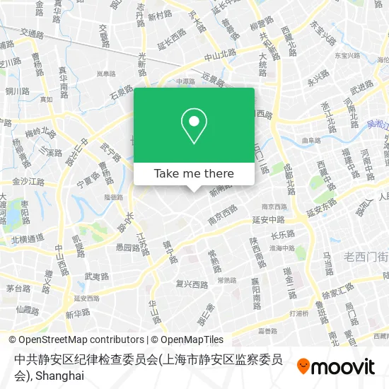 中共静安区纪律检查委员会(上海市静安区监察委员会) map