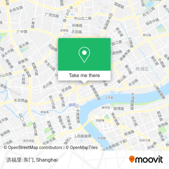 洪福里-东门 map