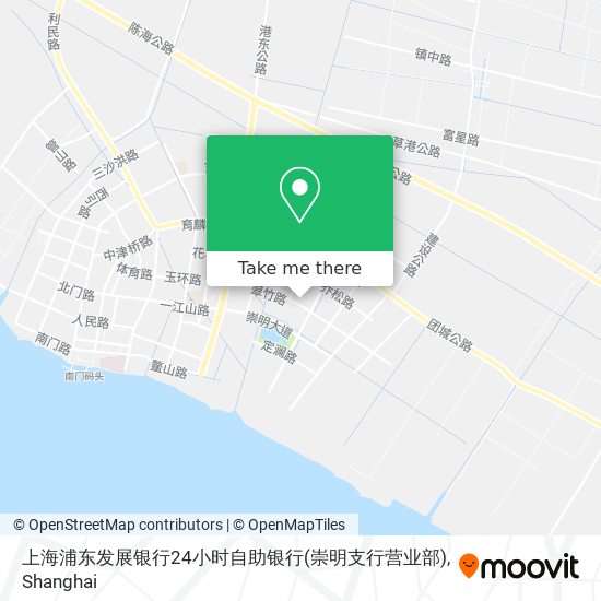 上海浦东发展银行24小时自助银行(崇明支行营业部) map