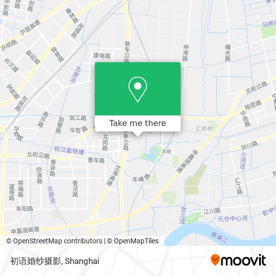 初语婚纱摄影 map