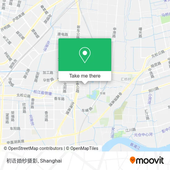 初语婚纱摄影 map