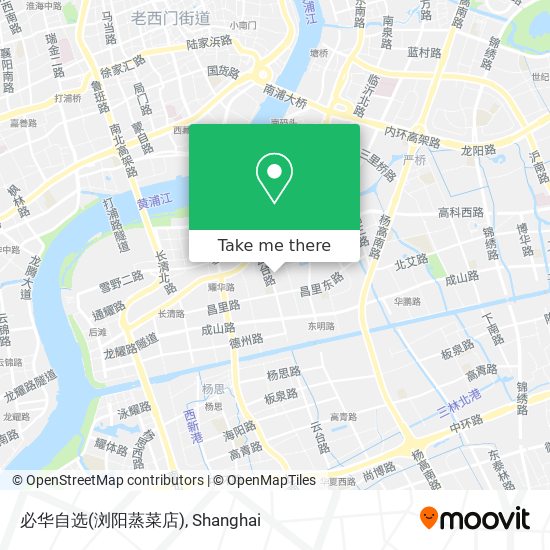 必华自选(浏阳蒸菜店) map