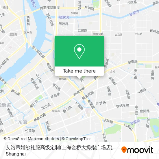 艾洛蒂婚纱礼服高级定制(上海金桥大拇指广场店) map