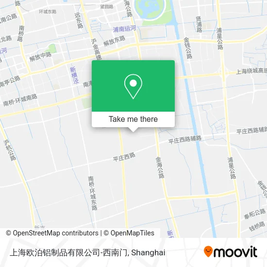 上海欧泊铝制品有限公司-西南门 map