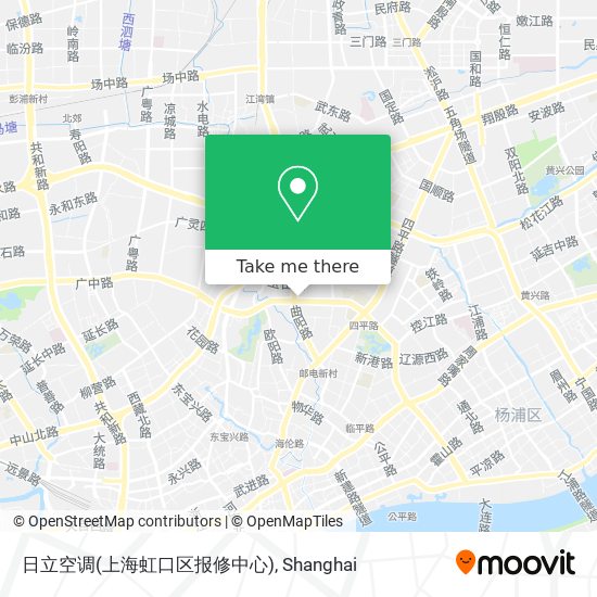 日立空调(上海虹口区报修中心) map