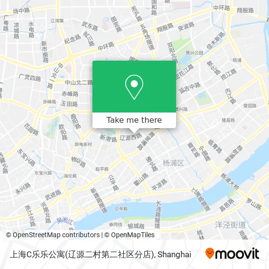 上海C乐乐公寓(辽源二村第二社区分店) map
