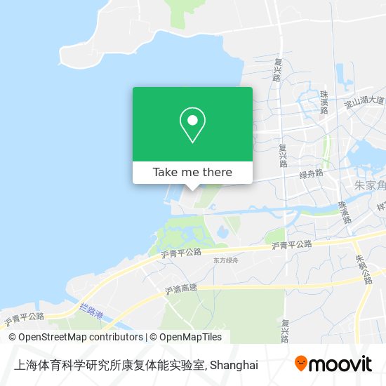 上海体育科学研究所康复体能实验室 map