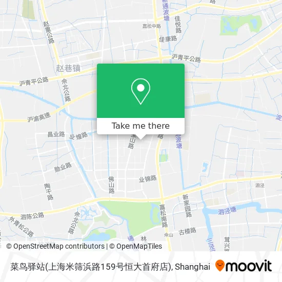菜鸟驿站(上海米筛浜路159号恒大首府店) map