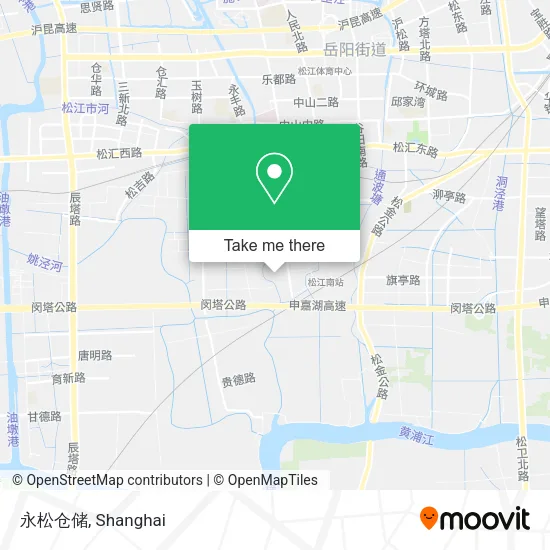 永松仓储 map