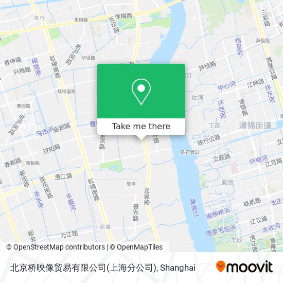 北京桥映像贸易有限公司(上海分公司) map