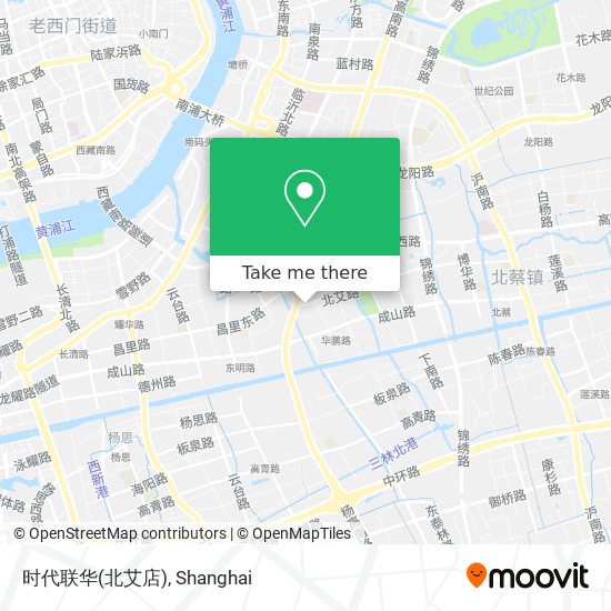 时代联华(北艾店) map
