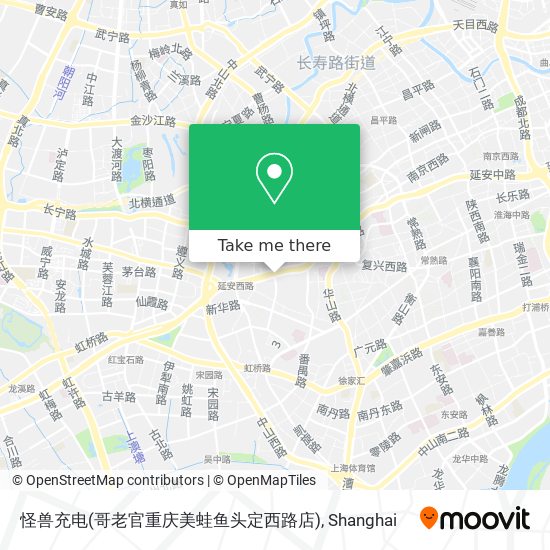 怪兽充电(哥老官重庆美蛙鱼头定西路店) map