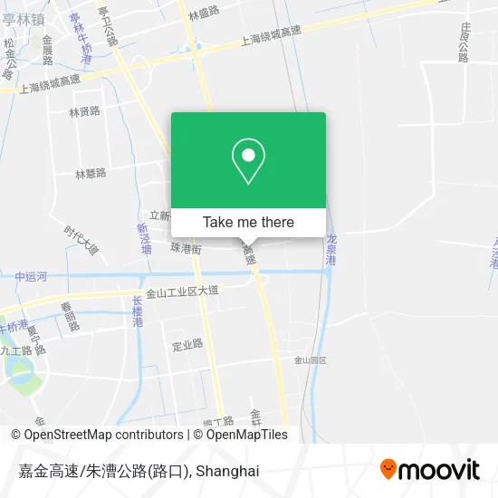 嘉金高速/朱漕公路(路口) map