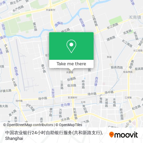 中国农业银行24小时自助银行服务(共和新路支行) map