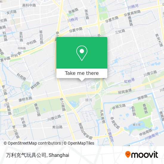 万利充气玩具公司 map