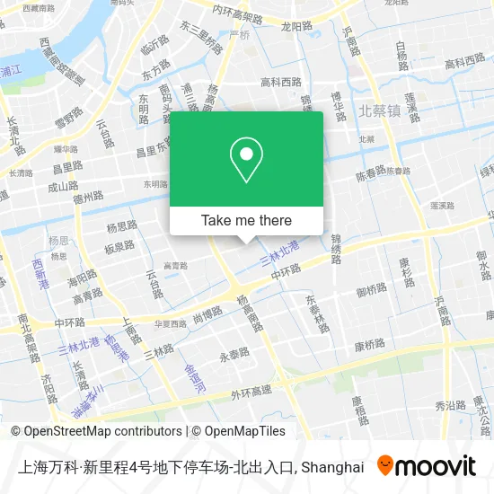 上海万科·新里程4号地下停车场-北出入口 map