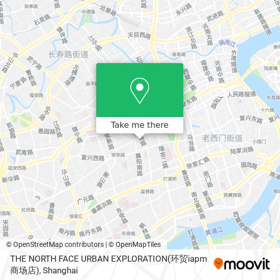 THE NORTH FACE URBAN EXPLORATION(环贸iapm商场店) map