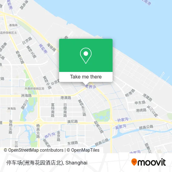 停车场(洲海花园酒店北) map